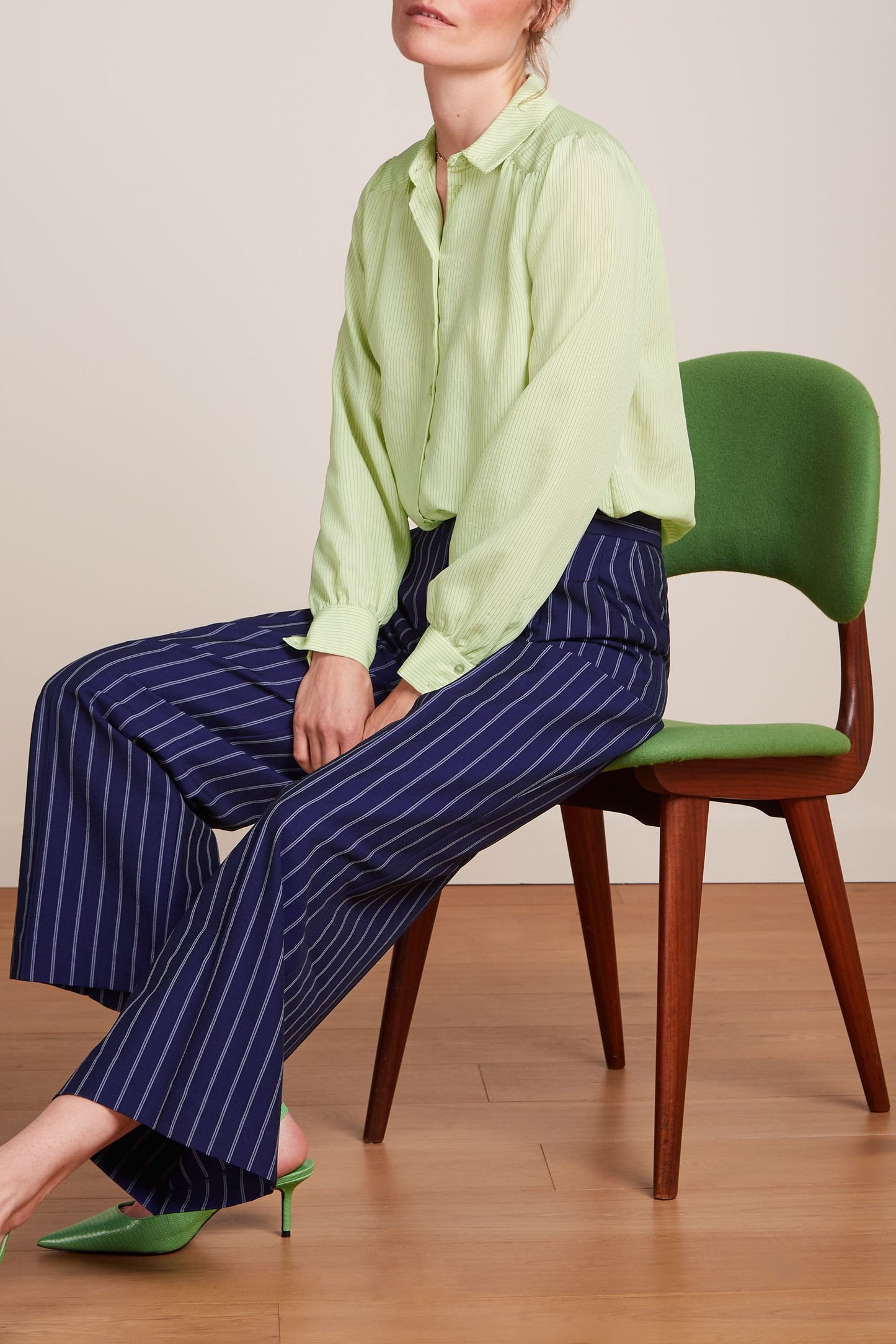 Peggy Buxur Pinstripe