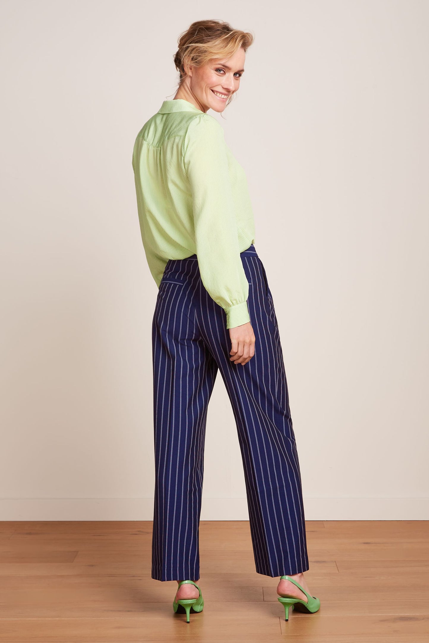 Peggy Buxur Pinstripe