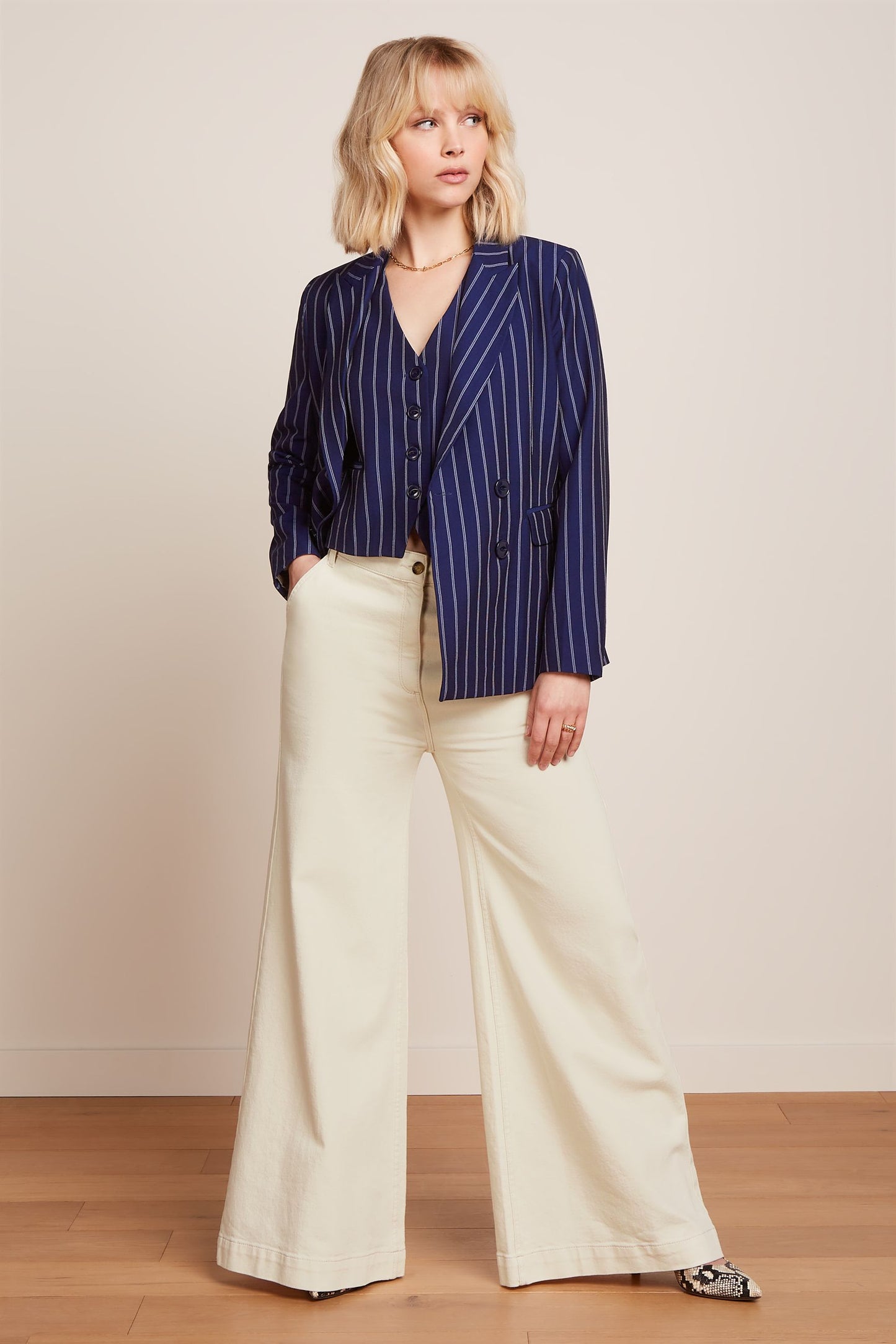 Tina Blazer Pinstripe