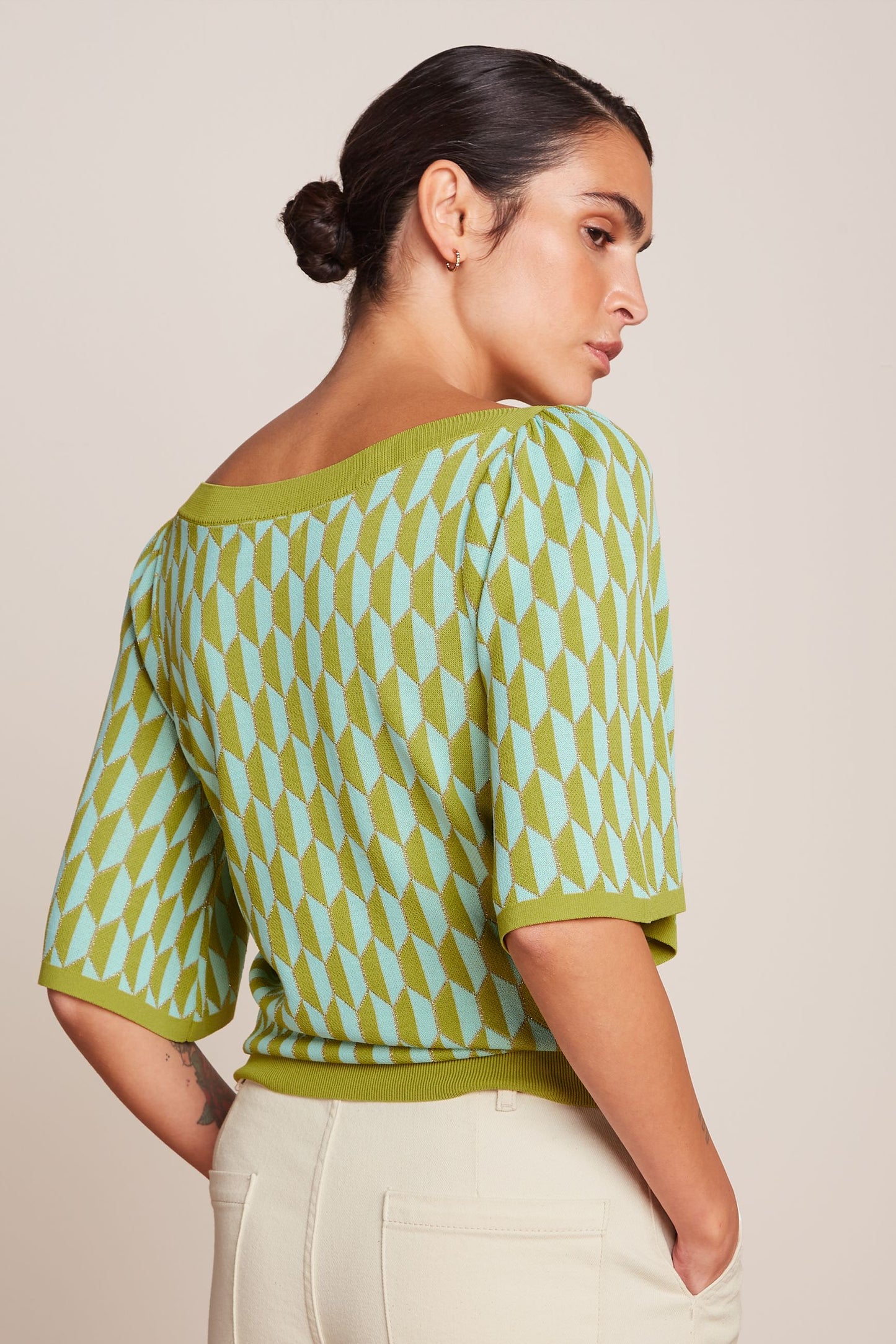 Ivy Toppur Wide Sleeve Dune