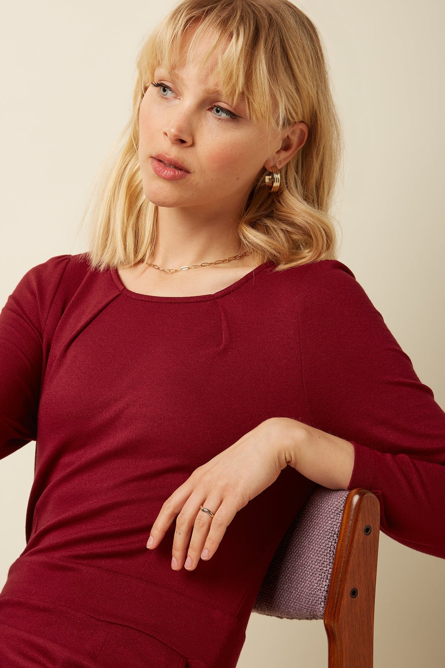 Mona Kjóll Milano Crepe