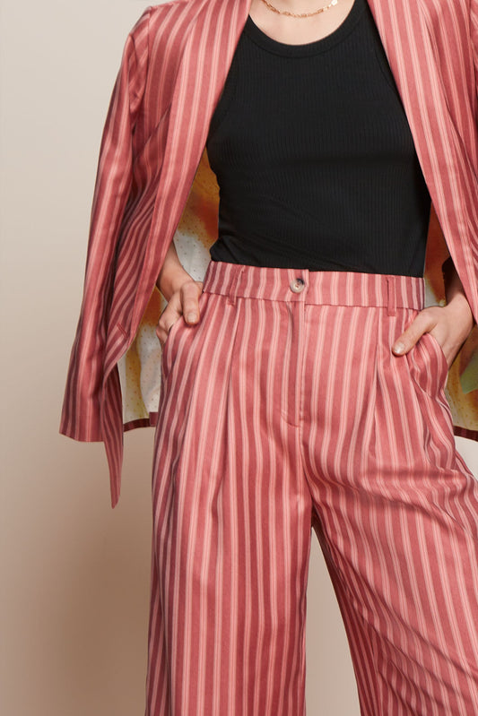 Fintan Cropped Buxur Vice Stripe