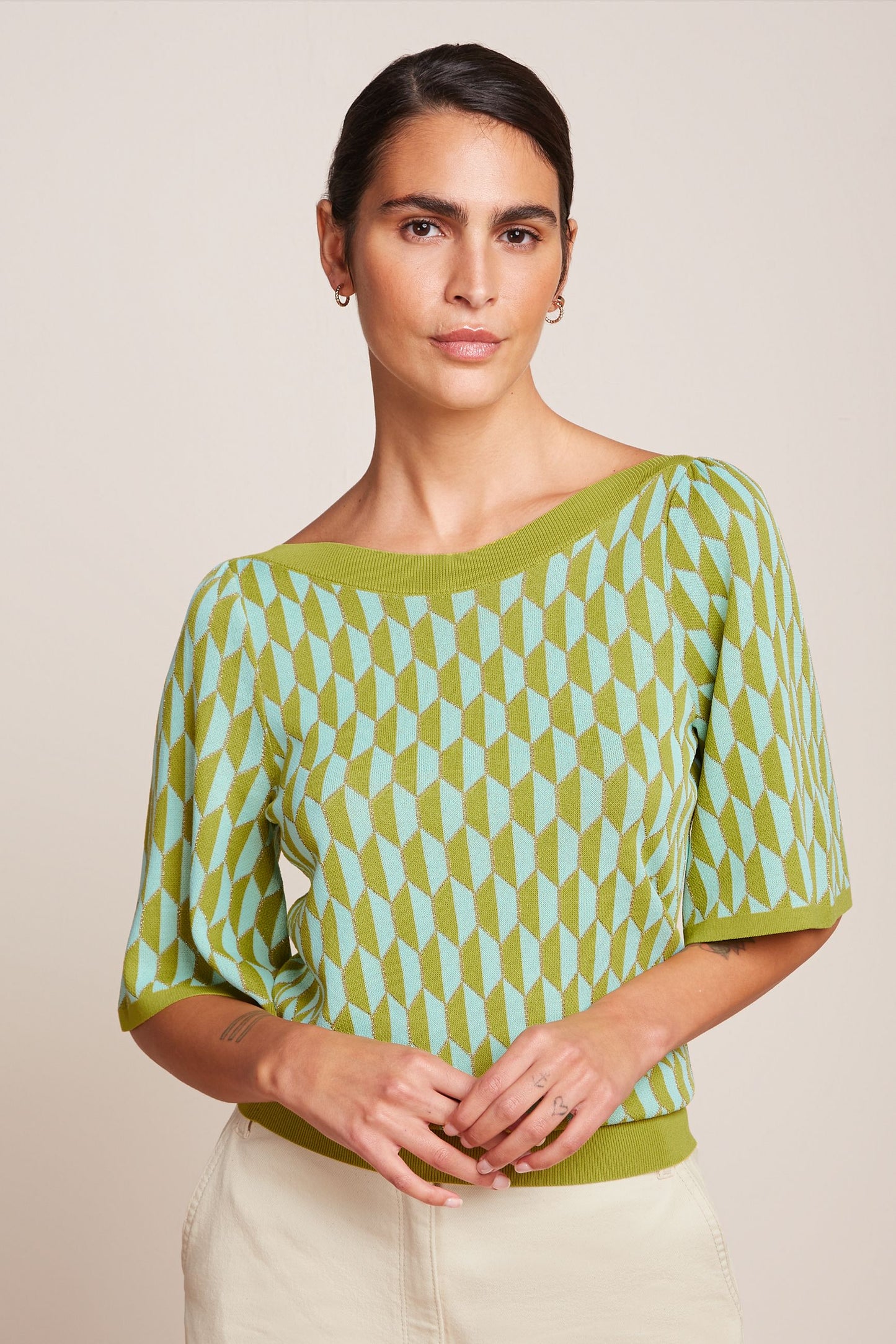 Ivy Toppur Wide Sleeve Dune