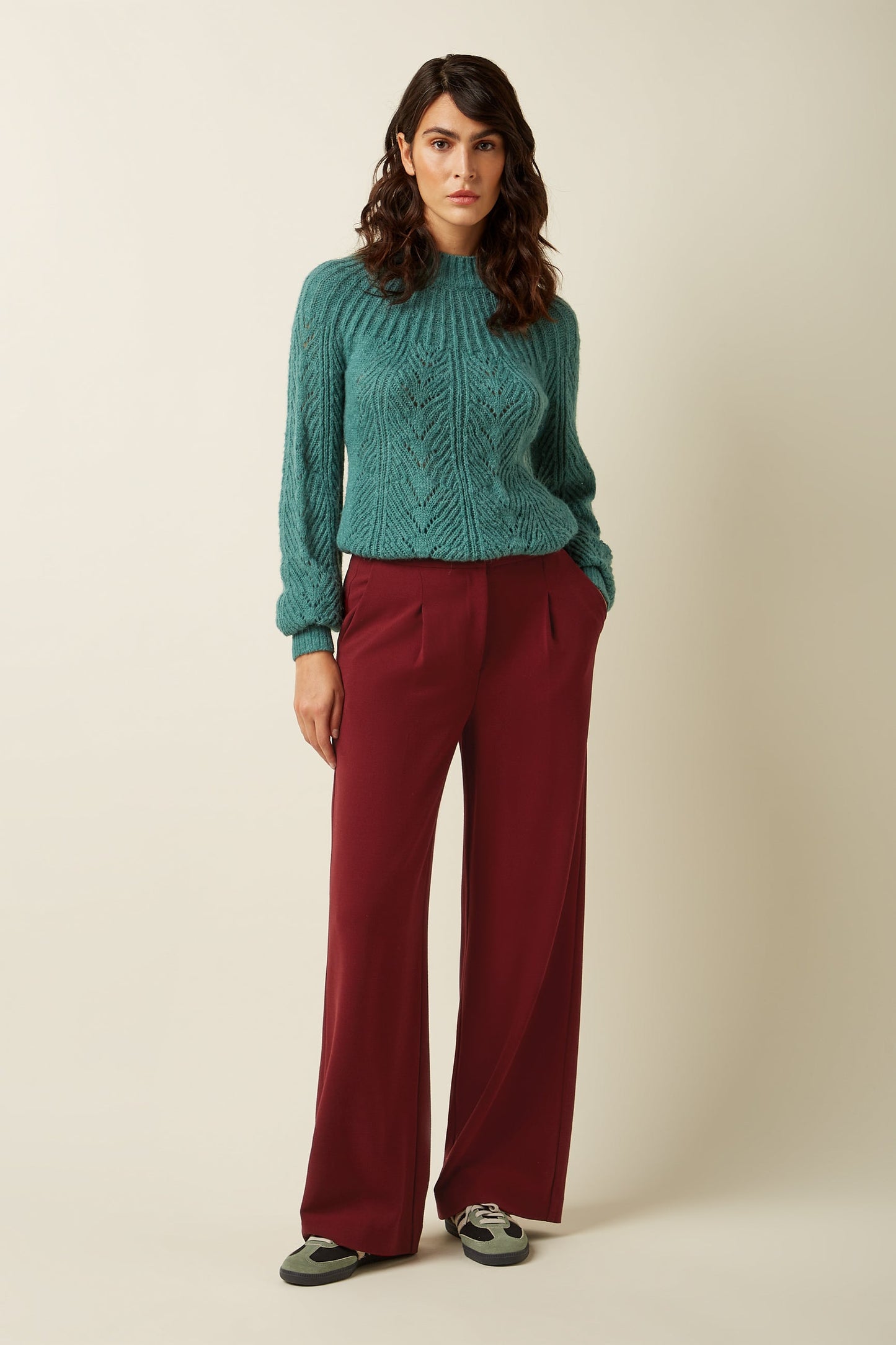 Rosa Buxur Woven Crepe