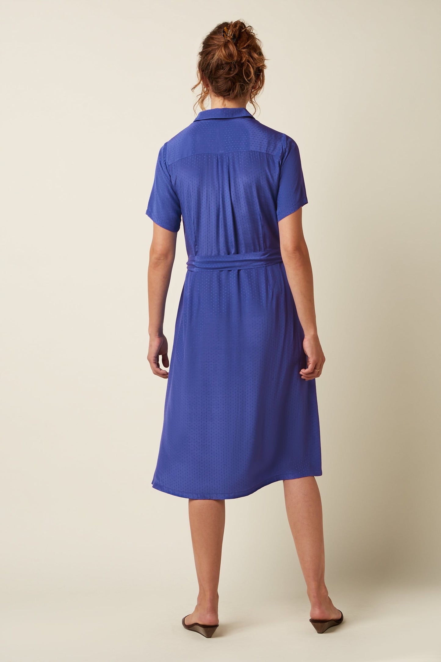 Olive Midi Kjóll Sista