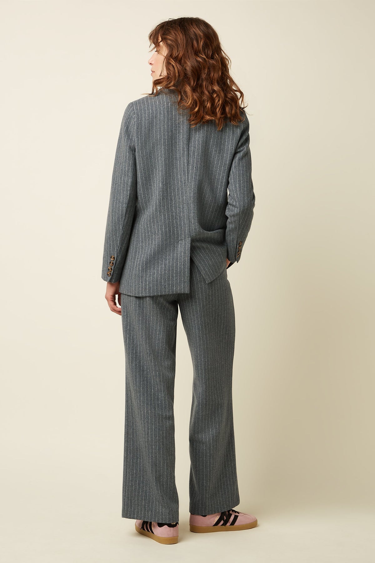 Brando Stripe Ullardrakt /með vesti