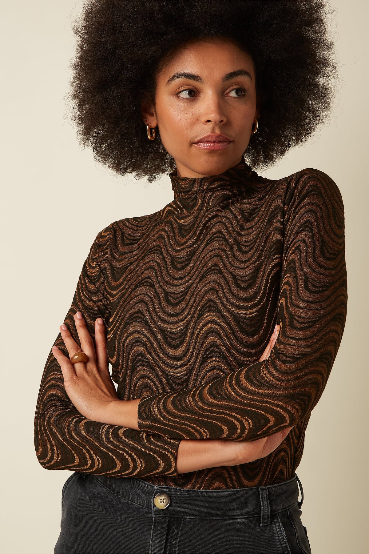 Gia Toppur Jacquard